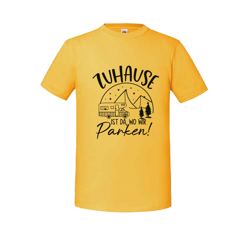 TShirt Hoodie " Zuhaus ist da wo wir Parken" – Bild 3