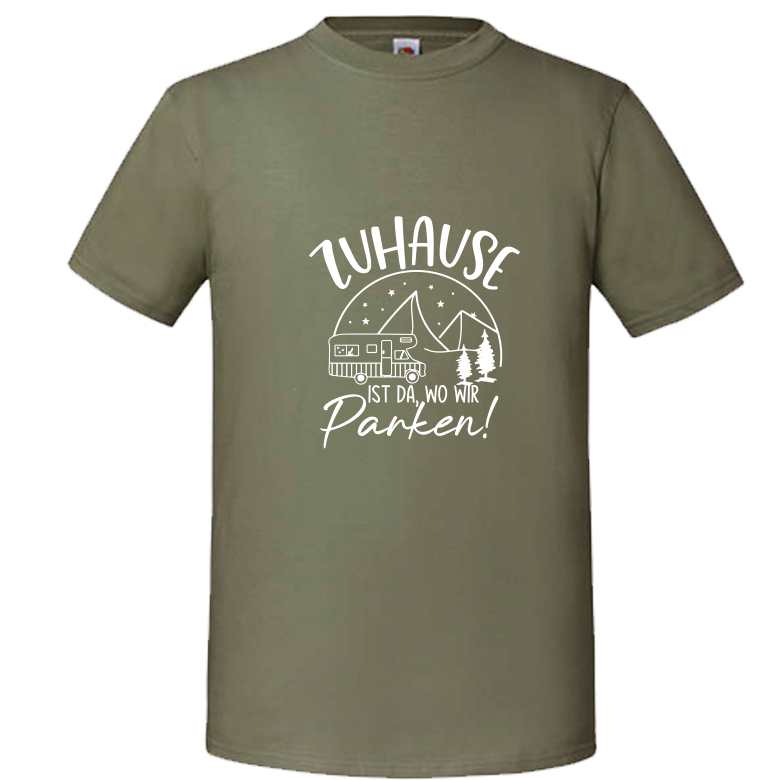 TShirt Hoodie " Zuhaus ist da wo wir Parken" – Bild 6