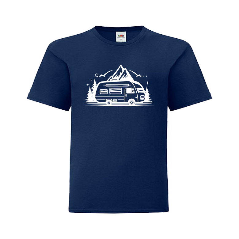 Kinder Tshirt " Camper"CampingBus Berggeflüster" – Bild 5