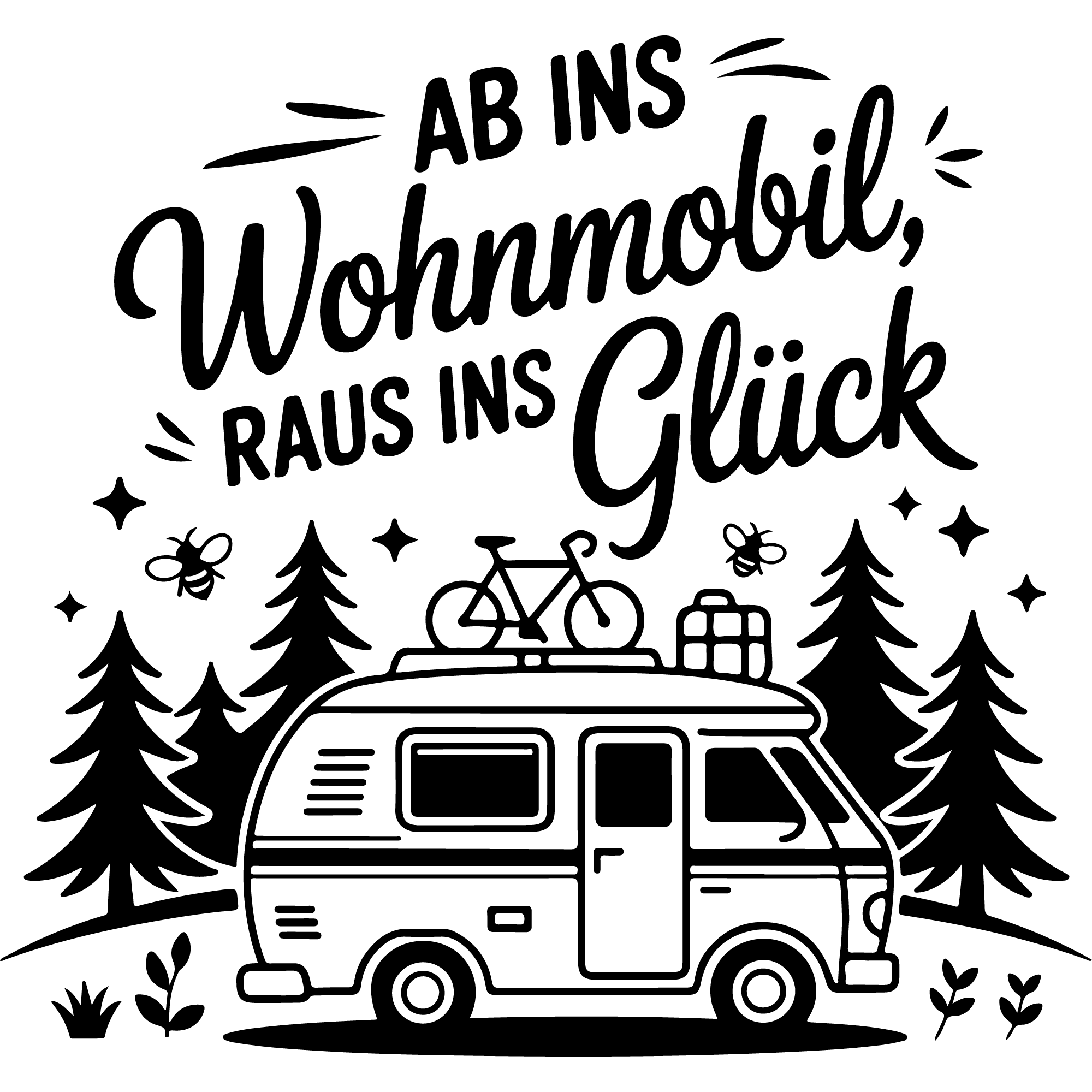 Deutsche Camping Sprüche Zuhause_02_Black_2000x2000px