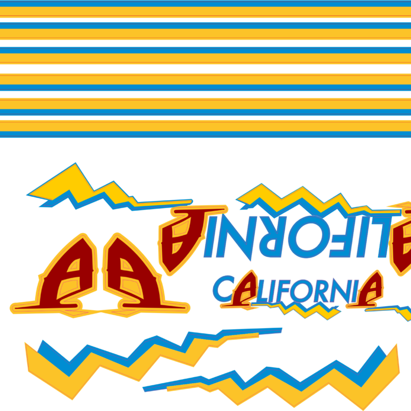 California T3 *Dekorsatz Wohnmobiel Odtimer *